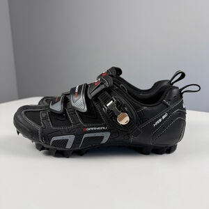 Garneau HRS-80 Black Gray Athletic Cycling Shoes ERGO GRIP Men Size 7